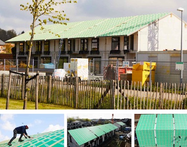 Des panneaux de toiture Unidek Aero Comfort pour ”Het Brouwershof”